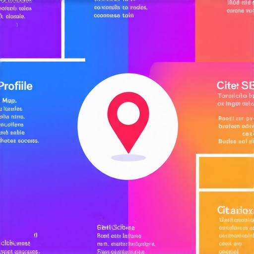 Infographic illustrating core local SEO tasks for Google Maps rankings