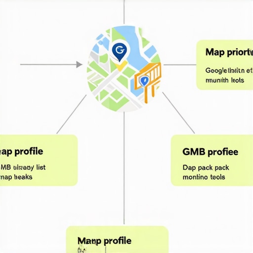 Flowchart illustrating steps for Google Maps SEO in 2026, including priority list creation, profile optimization, map pack tweaks, and performance tracking.