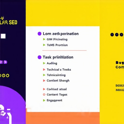 Infographic showing steps to improve Google Maps rankings for local businesses.